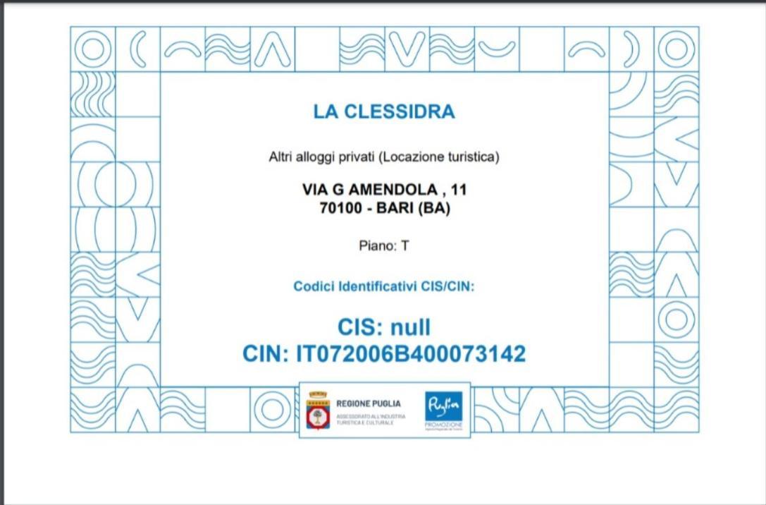 La Clessidra B&B Bari Esterno foto